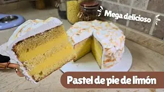 PASTEL de pie de limón ¡La Bomba de Sabor que necesitas! - Receta Fácil y con pocos ingredientes 🤤🍋