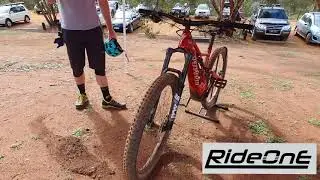 RideOnE E bikes for hire at Goatfarm Mountain bike Park near Perth