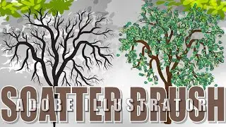 Scatter Brush | Tips & Tricks | Adobe Illustrator | Class : 33(c)