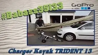 Charger Kayak TRIDENT 13 Sur une voiture-HOMEMADE KAYAK LOADER -HOW TO LOAD A KAYAK ON THE CAR