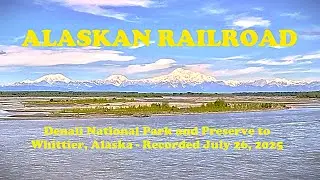 Riding the Alaskan Railroad from Denali National Park and Preserve to Whittier