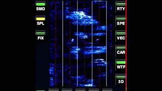 SdrDx aux scope: audio waterfall with birdie