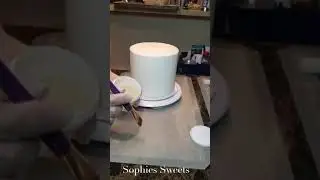 Gold Sequins Cake Tutorial