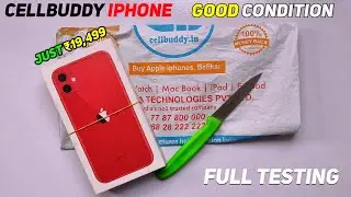 cellbuddy Refurbished Good Condition iPhone 11 Unboxing & Full Testing