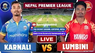LUMBINI LIONS VS KARNALI YAKS MATCH 7TH LIVE SCORE & COMMENTARY | NEPAL PREMIER LEAGUE2025 | LBLVSKY