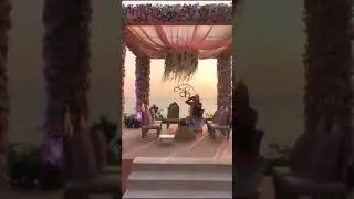 Grand Hyatt Goa | Beach Wedding setup | Makebestday #shorts #trending #beachwedding
