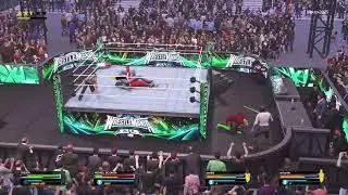 Wwe2k25 zombie vs Trevor vs Michael vs mrturtle 