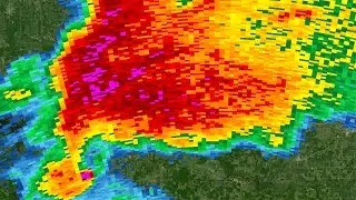 2025 Marion, Illinois Supercell Radar Loop