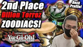 Yu-Gi-Oh! Gold Case FINALIST: Blind Second Zoodiac Deck Profile [ft. Dillon Torrez] Post PHRA!