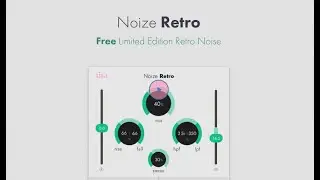 Denise Noize Retro - Free Vintage Noise Generator Plugin - Vst