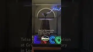 Telsa Coil #Demonstration at #Griffith Observatory, LA, CA #museum #griffithobservatory #electronic