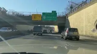 NYC Drive: Grand Central Parkway (Cross Island Parkway - Long Island Expressway) in a Crown Victoria