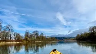 Willamette:  Independence to Wallace Marine Park in Winter