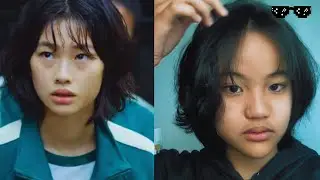 (I tried) Cutting & Styling My Hair Like Sae-byeok's (from Squid Game) // Hirayabella