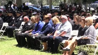 WATCH: Memorial service for Long Beach Police K-9 
