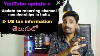 Update on recurring channel memberships in India - Tax information New Condition in Telugu