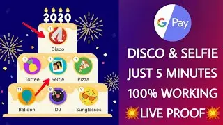 Google Pay 2020 Offer Disco & Selfie Trick 100% Working || Unlimited Trick Working Google Pay 2020 O