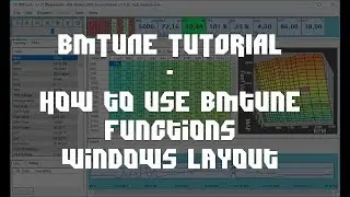 BMTune - How to use BMTune - Functions, windows layout and basic's
