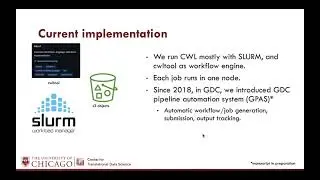 Using CWL at scale in the Genomic Data Commons