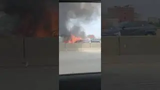Car Fire On Chicago Highway