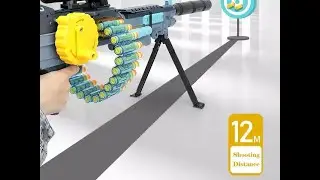 Manual Electric Free Switching Soft Bullet Gun #shorts