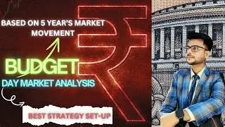 Budget Day Trading Strategy 2024🔥 | 5-Years Market Movement Analysis & Backtesting #trading