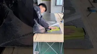 Quickly apply waterproof film