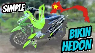 BEAT DELUXE KONSEP VIETNAMSTYLE ‼️ GANTI STRIPING TRANSPARAN JADI MAKIN KECE PARAH