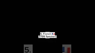 Top 10 Most Spoken Languages #shorts #top10 #viral #trending
