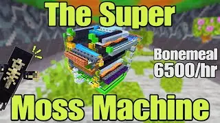 The Super Moss Machine!!! (Easy & Simple) [Minecraft Bedrock 1.21+] #minecraft #redstonebuilds