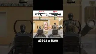 New ACE-32 vs M249 damage 😱 #pubg #pubgtipsandtricks