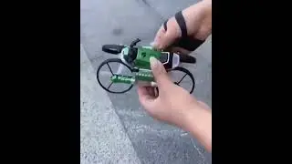 Hand Gestures Controlled Transforming RC Drone Bike