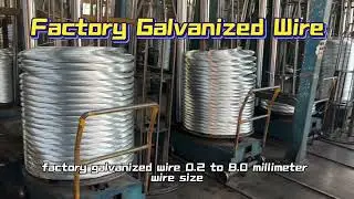 factory hot dipped galvanized wire for export #galvanizedwire #bindingwire 