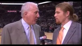 Craig Sager Jr  interviews Gregg Popovich