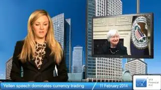 Yellen speech dominates currency trading