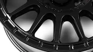 Black Rhino Truck Wheels - Sandstorm in Semi Gloss Black w/ Machined Dark Tint Ring