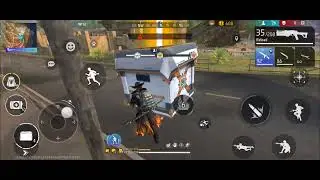 Playing free fire Max (solo) challenge in BR rank