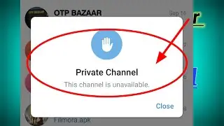 Telegram Fix Private Channel this channel is unavailable Problem Solve 