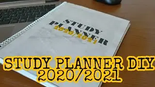 STUDY PLANNER DIY/ 2020-2021