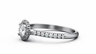French Cut Diamond Ring