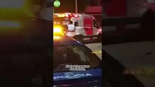 Pareja CHOCA su auto contra un &Aacute;RBOL en el Centro de Le&oacute;n por exceso de velocidad