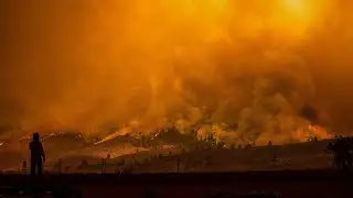 More than 80 major wildfires burning across the US West Coast