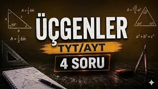 Ücgenler Seçici dört soru. 