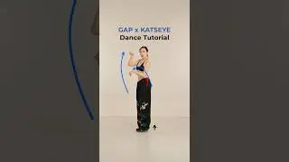 GAP X KATSEYE, choreo by Robbie Blue, dance tutorial, mirrored, with singsinging #katseye #gap
