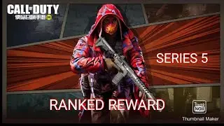 ALL RANKED REWARD POSTER SERIES 5 CODM