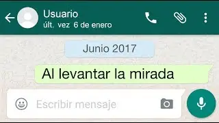 Al levantar la mirada.