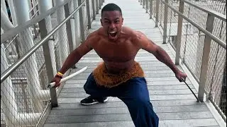 THE REAL LIFE NINJA 😱 | SHAQUAN PARSON | FITNESS29 #shorts #extreme #motivation #ninja