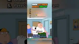 Ranking Best Random Moments in Family Guy 🤣