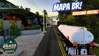 Brasil Paradise no ETS2 1.55: O Melhor Mapa que Você Nunca Conheceu? 🇧🇷🚛