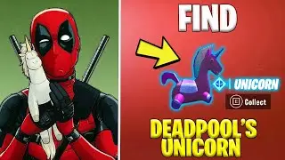 FIND DEADPOOL'S STUFFED UNICORN *Shortest Location Guide* | Fortnite Season 2
